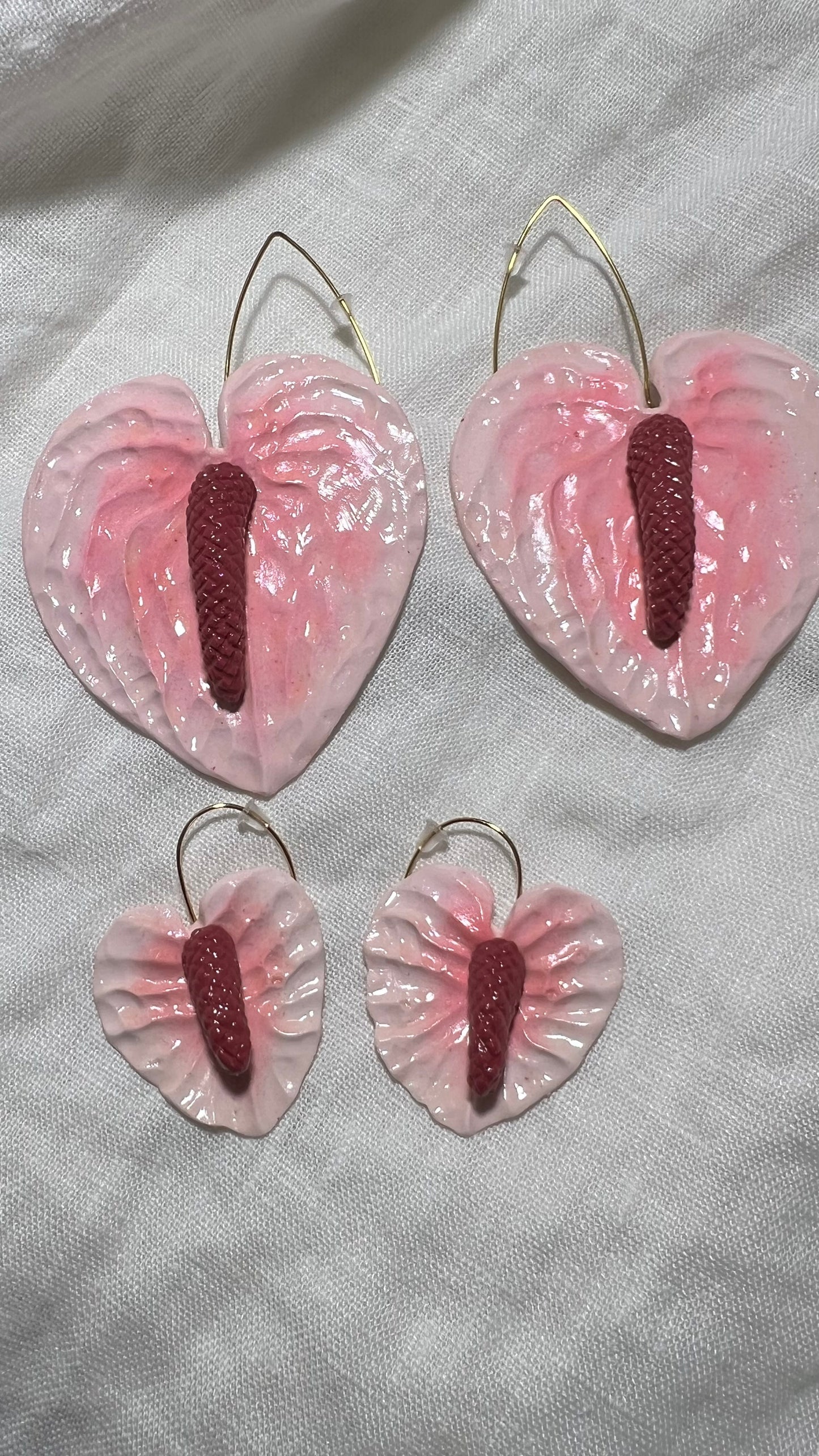 Anthurium flower hooks