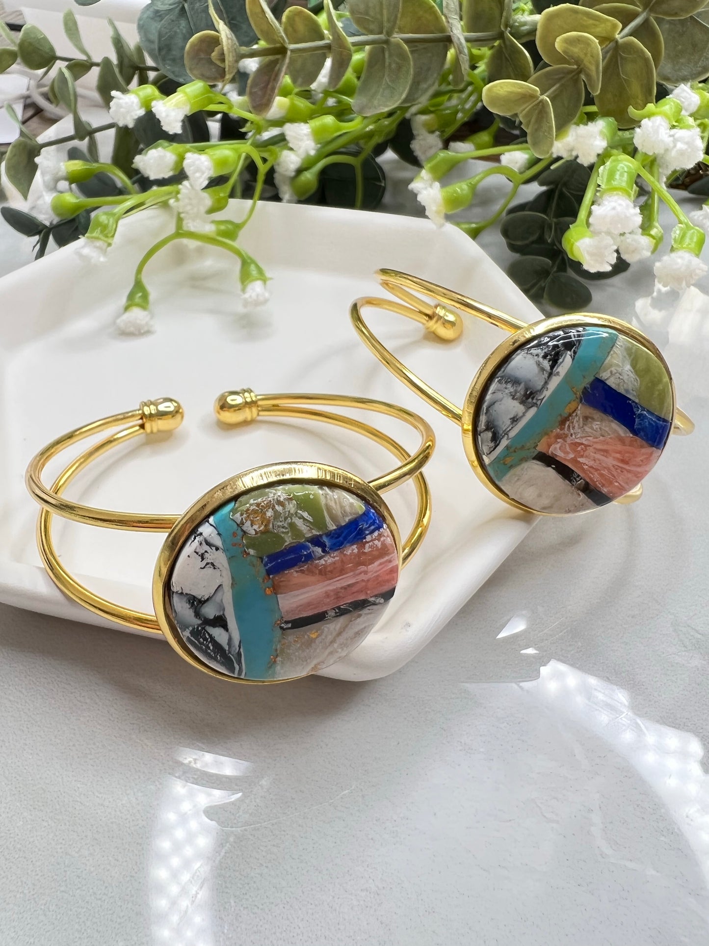 Marble bangles