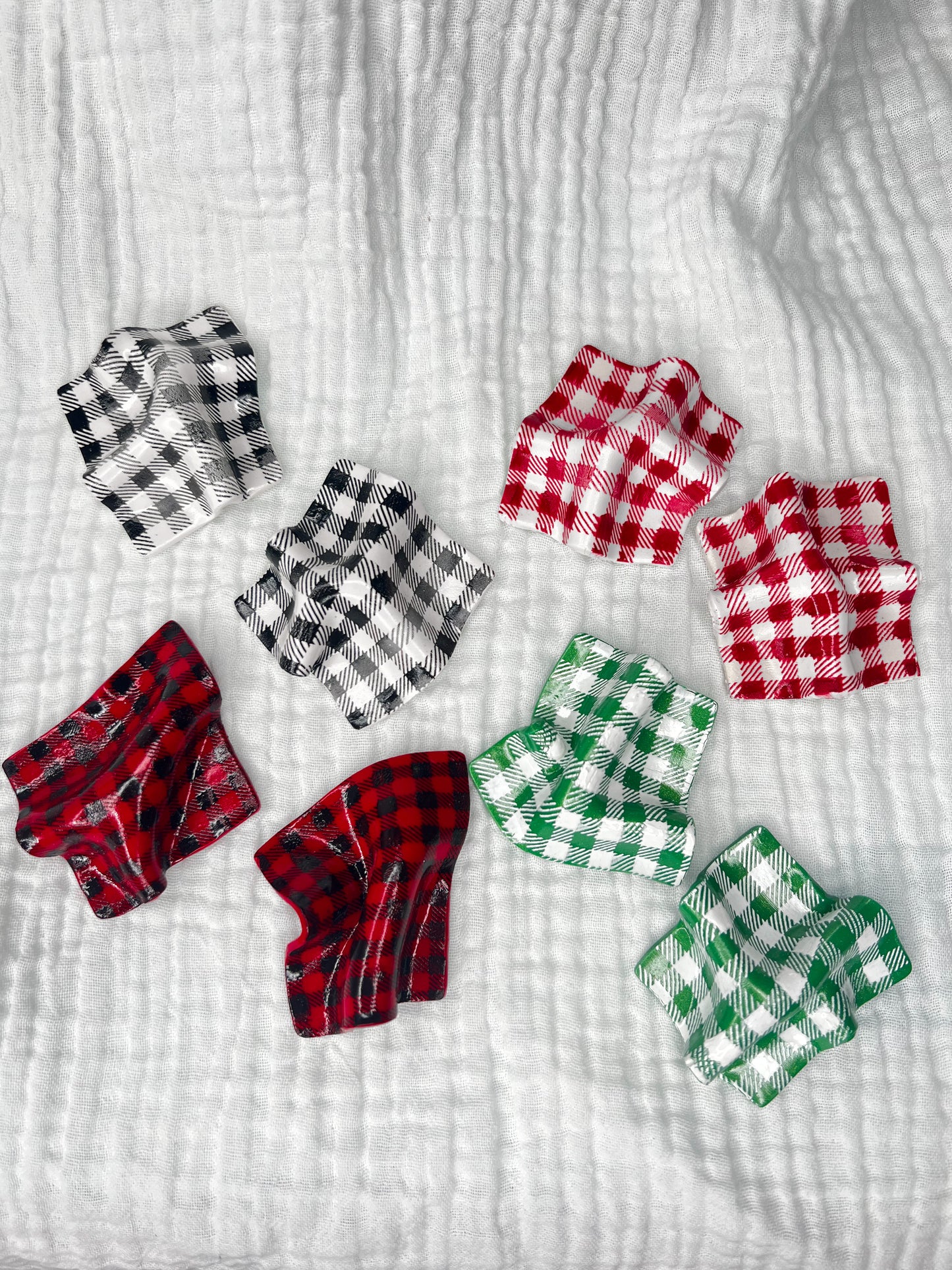 Plaid studs