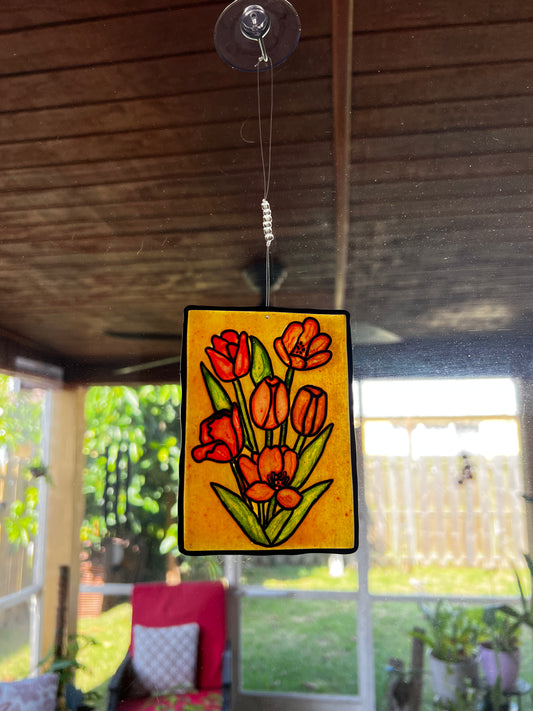 Tulip sun catcher