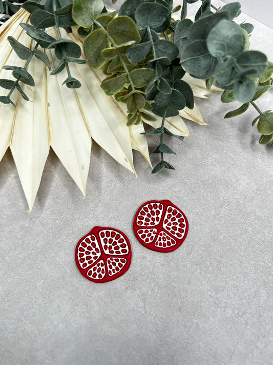 Pomegranate stud